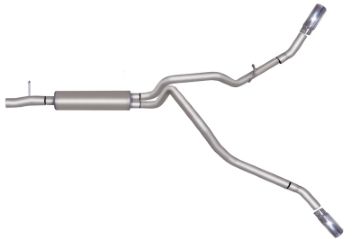 Picture of Gibson 17-18 Ford F-250 Super Duty XLT 6.2L 2.5in Cat-Back Dual Extreme Exhaust - Stainless