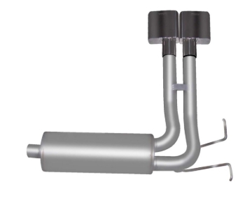 Picture of Gibson 87-96 Ford F-150 XL 4.9L 2.5in Cat-Back Super Truck Exhaust - Stainless