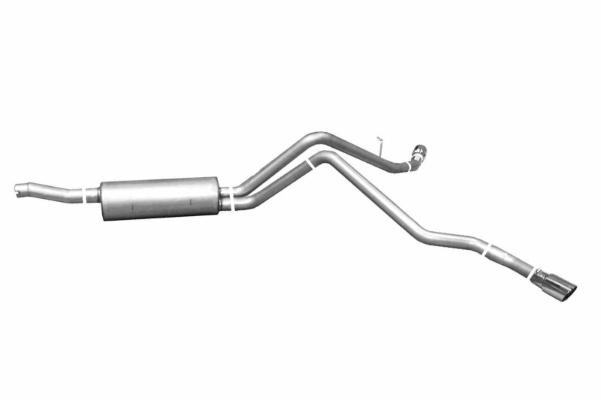 Picture of Gibson 99-02 Ford Expedition XLT 4.6L 2.5in Cat-Back Dual Extreme Exhaust - Stainless