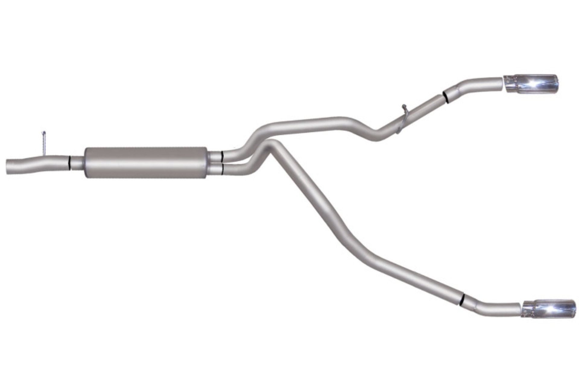 Picture of Gibson 05-06 Ford F-250 Super Duty King Ranch 6.8L 2.5in Cat-Back Dual Split Exhaust - Stainless