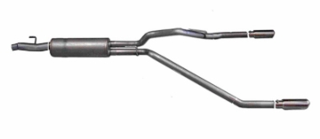 Picture of Gibson 11-13 Ford F-150 King Ranch 5.0L 3in/2.5in Cat-Back Dual Split Exhaust - Stainless
