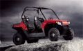 Picture of Gibson 08-12 Polaris Ranger RZR 800 Base Single Exhaust - Black Ceramic