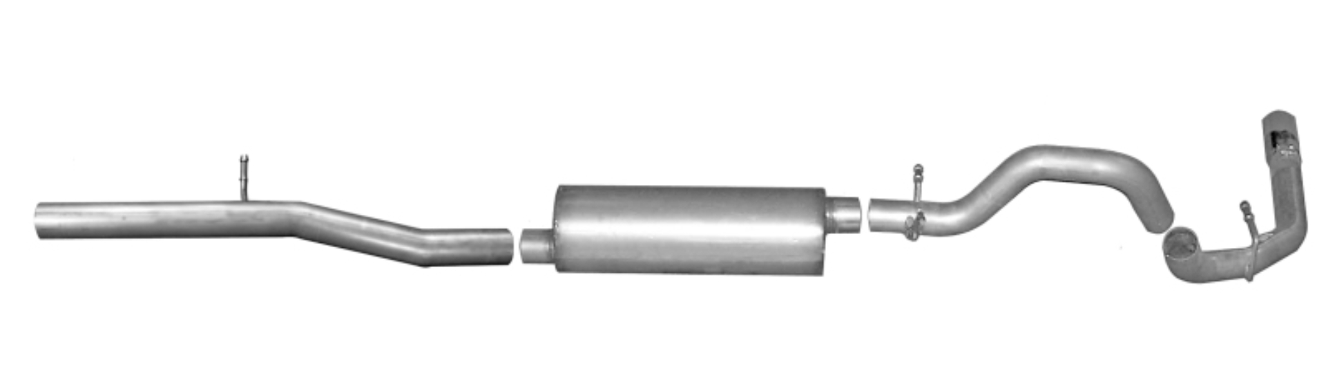 Picture of Gibson 14-18 GMC Sierra 1500 Base 5.3L 3.5in Cat-Back Single Exhaust - Aluminized