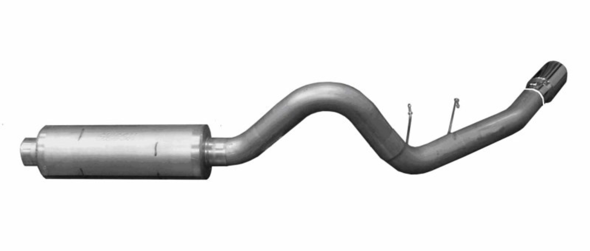 Picture of Gibson 98-01 Dodge Ram 1500 Laramie 3.9L 3in Cat-Back Single Exhaust - Aluminized