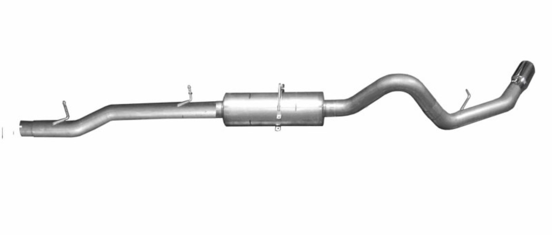 Picture of Gibson 03-07 Ford F-250 Super Duty Lariat 6.0L 4in Cat-Back Single Exhaust - Aluminized