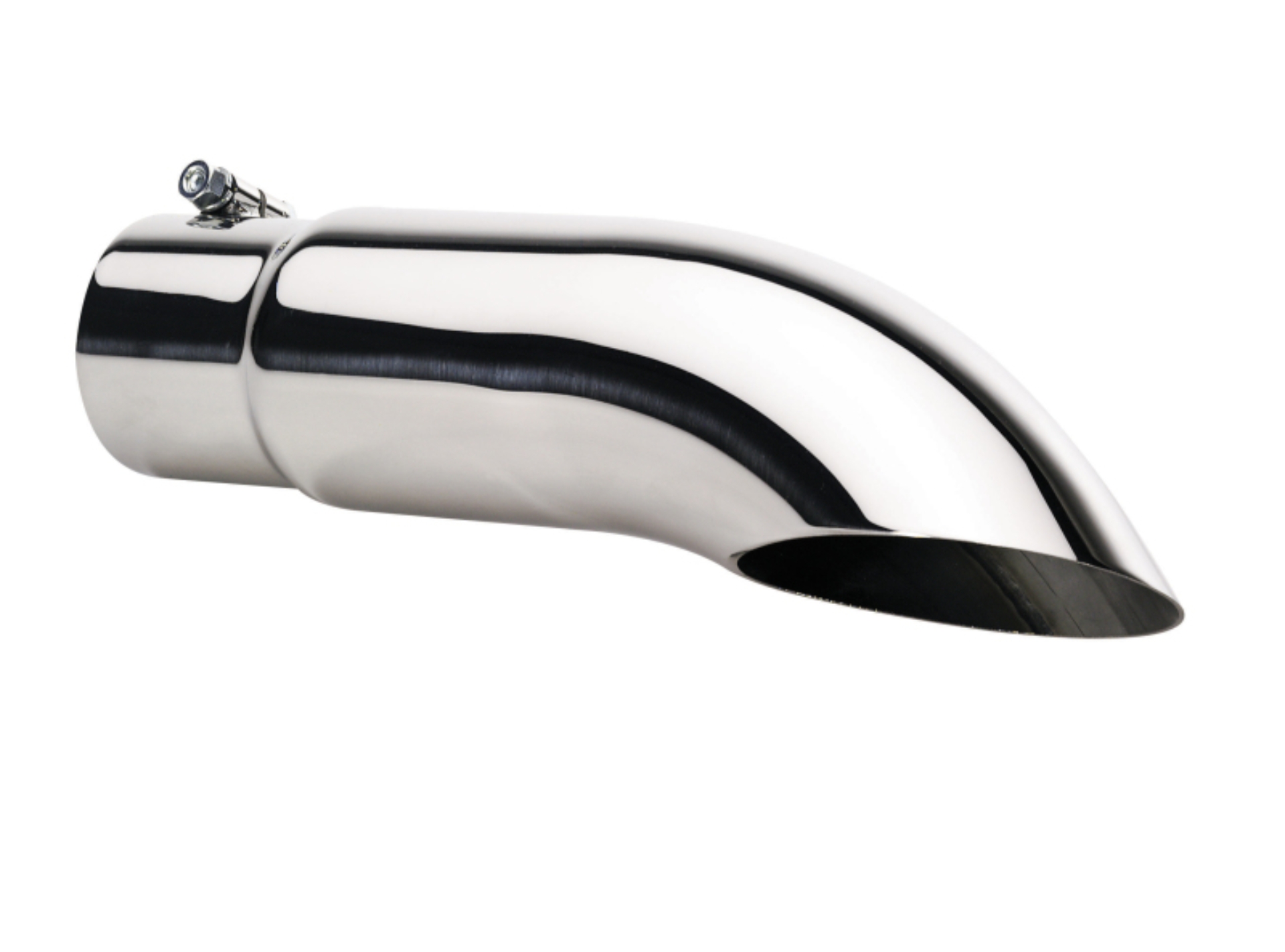Picture of Gibson Turn Down Slash-Cut Tip - 4in OD/4in Inlet/12in Length - Stainless