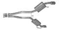 Picture of Gibson 2010 Chevrolet Camaro SS 6.2L 2.25in Cat-Back Dual Exhaust - Aluminized