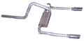 Picture of Gibson 98-02 Chevrolet Camaro Z28 5.7L 3in Cat-Back Dual Exhaust - Aluminized