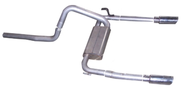 Picture of Gibson 98-02 Chevrolet Camaro Z28 5.7L 3in Cat-Back Dual Exhaust - Aluminized