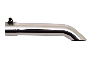 Picture of Gibson Turn Down Slash-Cut Tip - 1.5in OD/1.5in Inlet/8in Length - Stainless