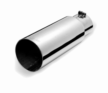 Picture of Gibson Rolled Edge Angle-Cut Tip - 4in OD/3.5in Inlet/12in Length - Stainless