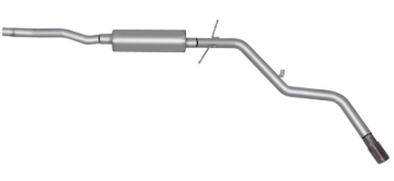 Picture of Gibson 02-03 Nissan Frontier SE 3.3L 2.5in Cat-Back Single Exhaust - Stainless