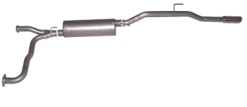 Picture of Gibson 2005 Nissan Xterra S 4.0L 2.5in Cat-Back Single Exhaust - Stainless