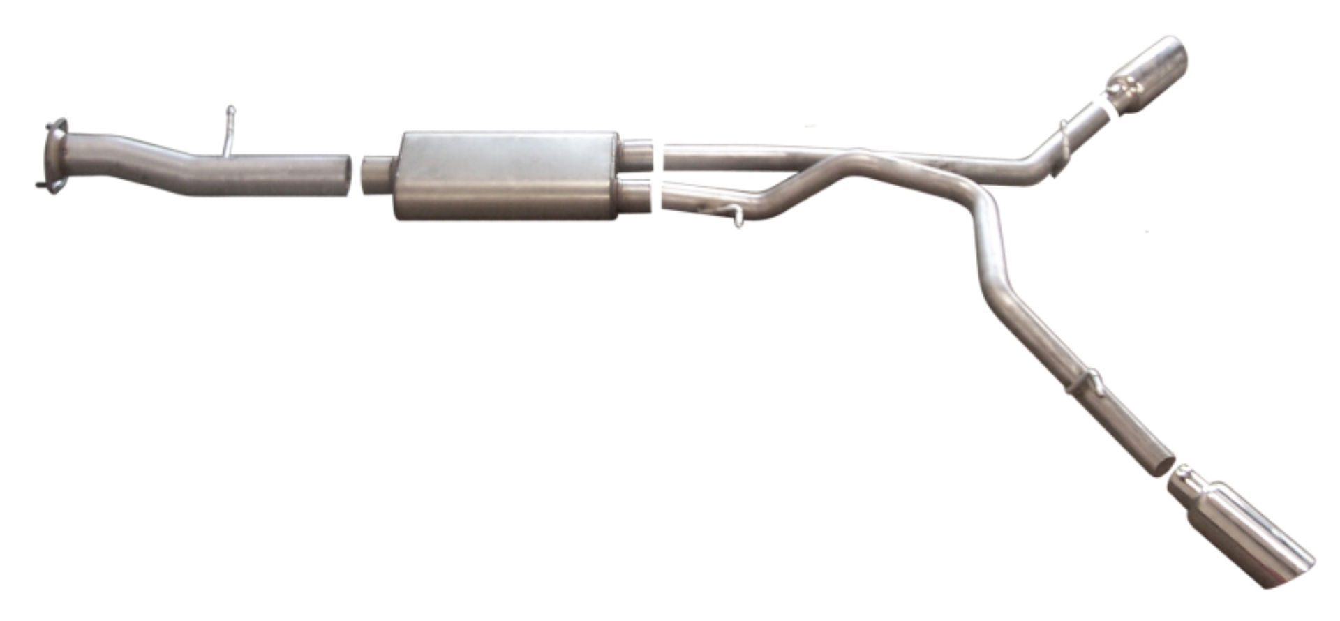 Picture of Gibson 2007 Hummer H2 Base 6.0L 2.25in Cat-Back Dual Extreme Exhaust - Stainless