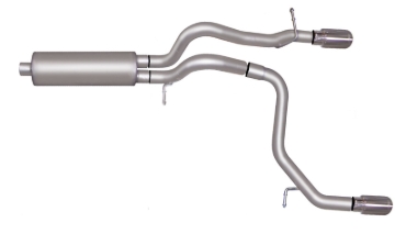 Picture of Gibson 08-10 Hummer H3 Alpha 5.3L 2.5in Cat-Back Dual Split Exhaust - Stainless