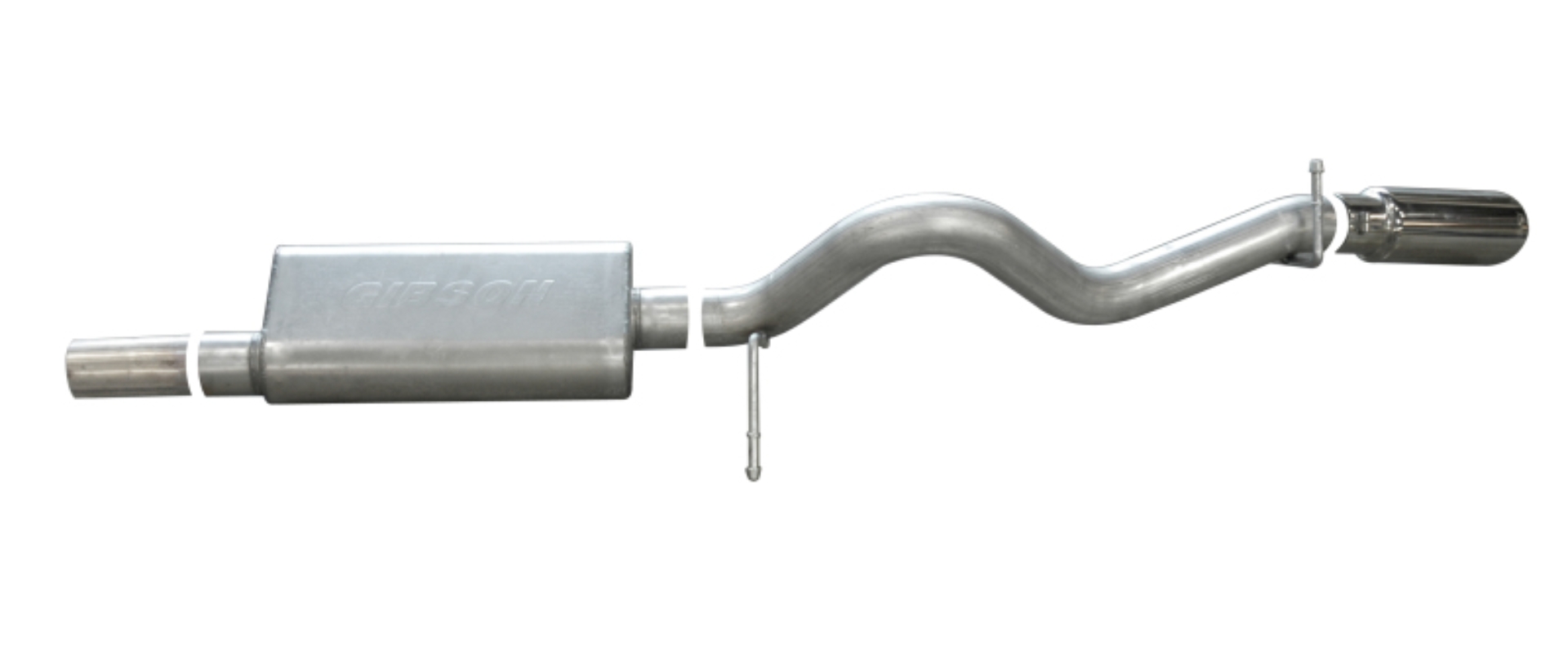 Picture of Gibson 08-10 Hummer H3 Alpha 5.3L 3in Cat-Back Single Exhaust - Stainless