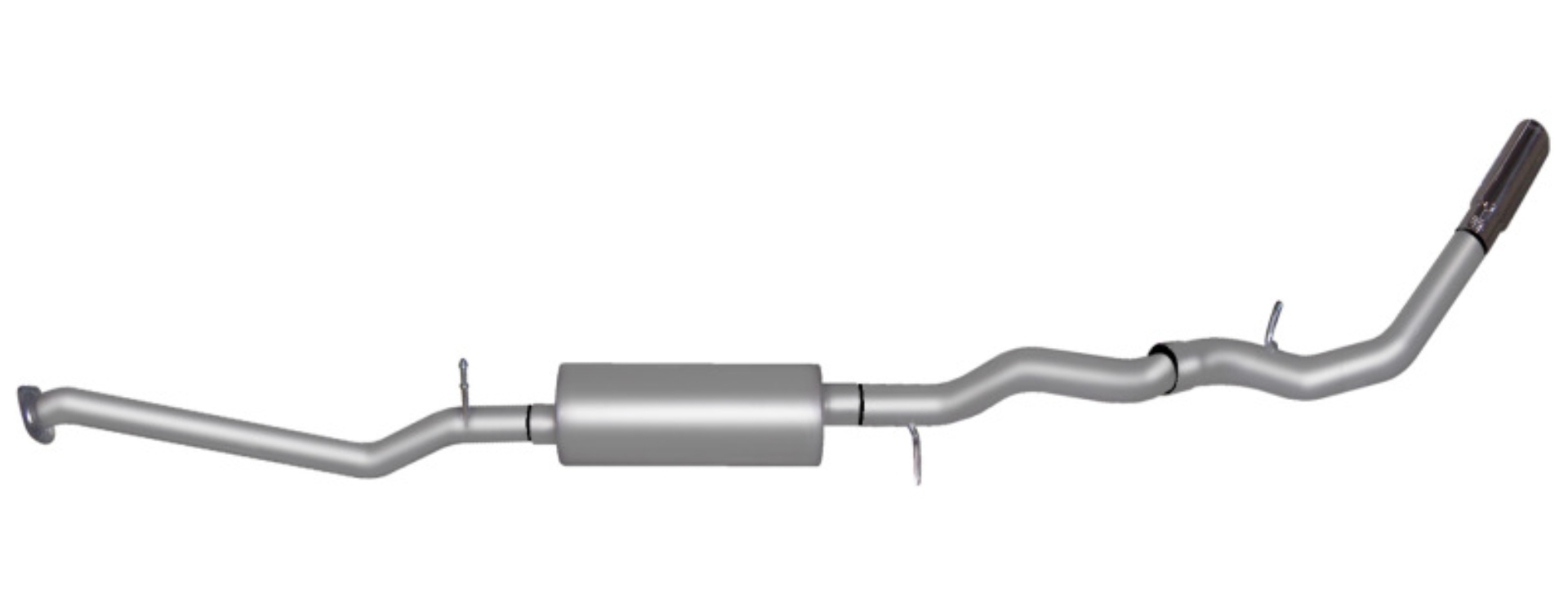 Picture of Gibson 99-01 Chevrolet Silverado 1500 LS 4.3L 3in Cat-Back Single Exhaust - Stainless