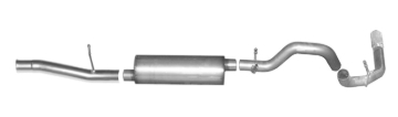 Picture of Gibson 10-13 GMC Sierra 1500 SLE 4.8L 3in Cat-Back Single Exhaust - Stainless