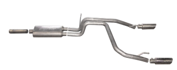 Picture of Gibson 07-09 Dodge Nitro R/T 4.0L 2.25in Cat-Back Dual Split Exhaust - Stainless