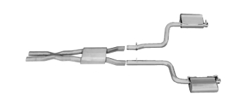 Picture of Gibson 11-15 Dodge Challenger SXT 3.6L 2.5in Cat-Back Dual Exhaust - Stainless