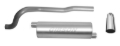 Picture of Gibson 86-93 Jeep Cherokee Base 2.5L 2.5in Cat-Back Single Exhaust - Stainless