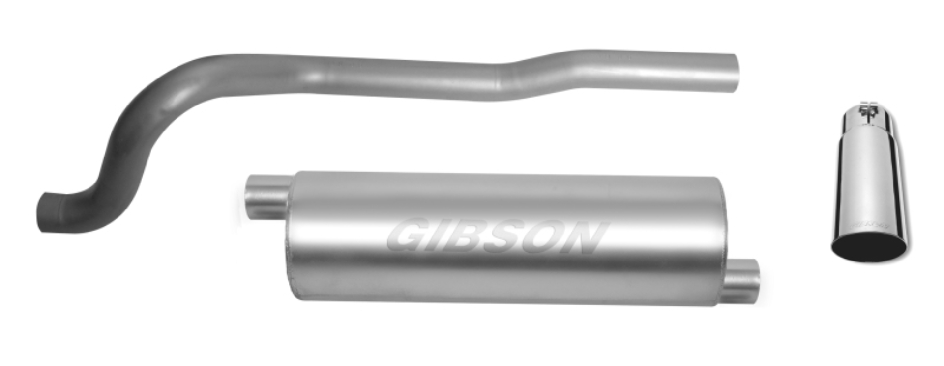 Picture of Gibson 86-93 Jeep Cherokee Base 2.5L 2.5in Cat-Back Single Exhaust - Stainless