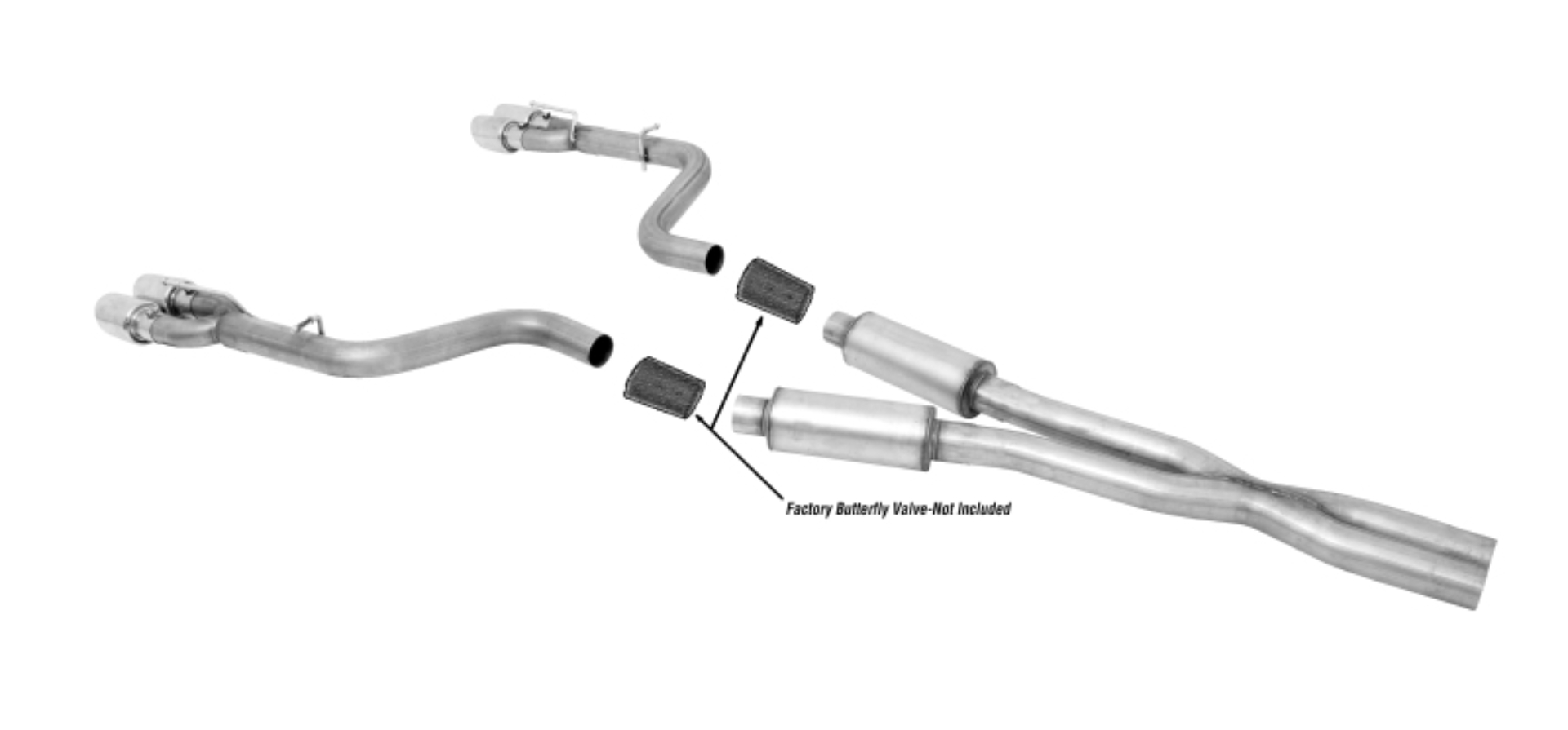 Picture of Gibson 15-19 Dodge Challenger SRT Hellcat 6.2L 3in Cat-Back Dual Exhaust - Stainless