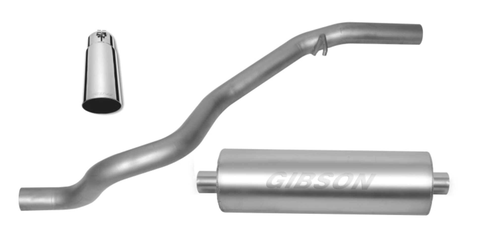 Picture of Gibson 96-97 Jeep Grand Cherokee Laredo 4.0L 2.5in Cat-Back Single Exhaust - Stainless