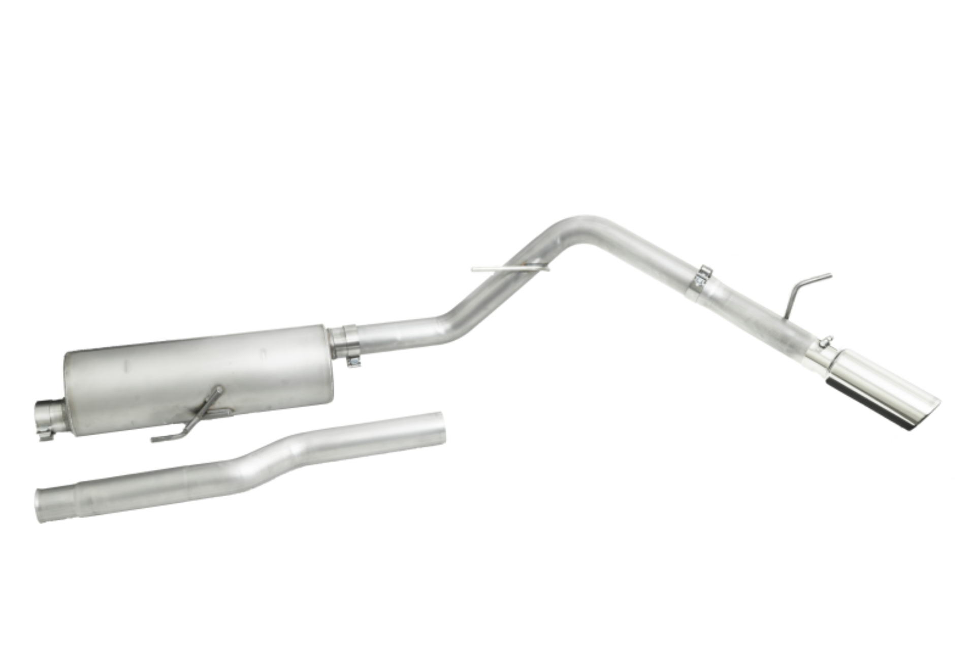 Picture of Gibson 20-22 Jeep Gladiator JT Rubicon 3.6L 3in Cat-Back Single Exhaust - Stainless