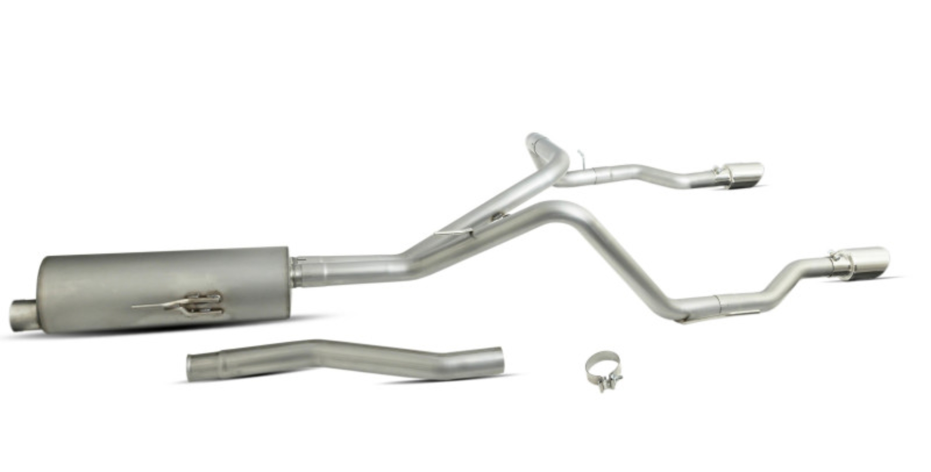 Picture of Gibson 20-22 Jeep Gladiator JT Rubicon 3.6L 3in/2.5in Cat-Back Dual Split Exhaust - Stainless