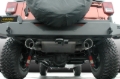 Picture of Gibson 07-17 Jeep Wrangler JK Sport 3.6L 2.5in Cat-Back Dual Split Exhaust - Stainless