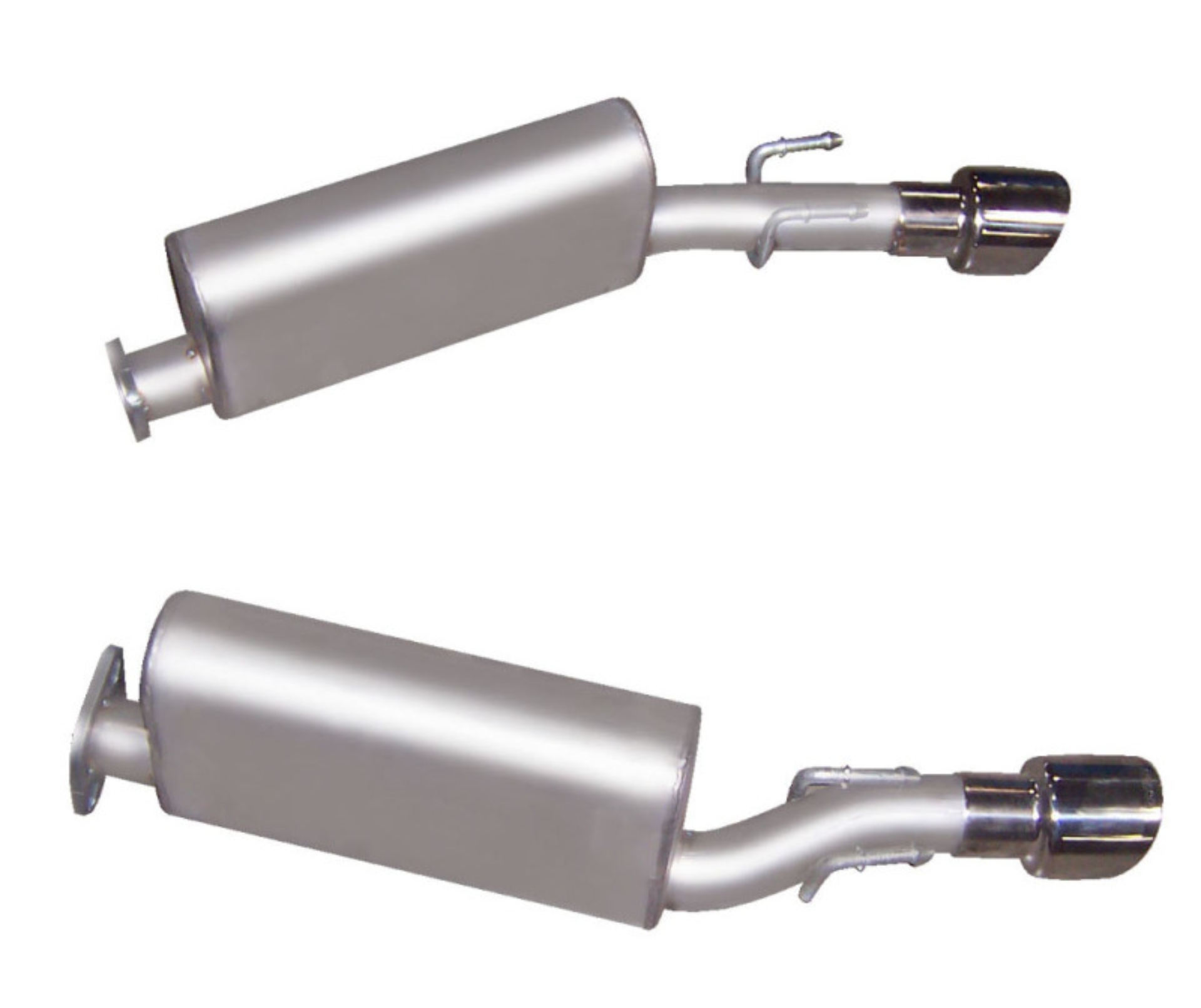 Picture of Gibson 05-06 Pontiac GTO Base 6.0L 2.5in Axle-Back Dual Exhaust - Stainless
