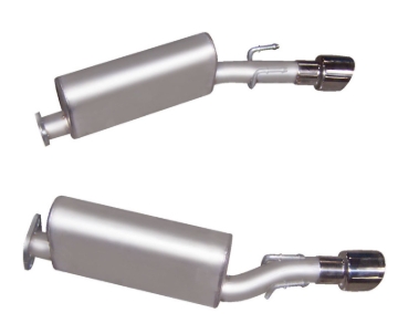Picture of Gibson 05-06 Pontiac GTO Base 6.0L 2.5in Axle-Back Dual Exhaust - Stainless
