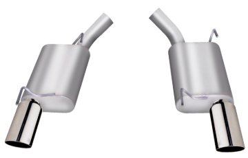 Picture of Gibson 05-10 Ford Mustang GT 4.6L 2.5in Axle-Back Dual Exhaust - Stainless