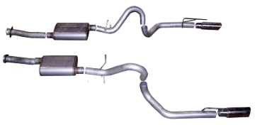 Picture of Gibson 99-04 Ford Mustang GT 4.6L 3in Cat-Back Dual Exhaust - Stainless