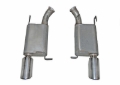 Picture of Gibson 2014 Ford Mustang Base 3.7L 2.5in Axle-Back Dual Exhaust - Stainless