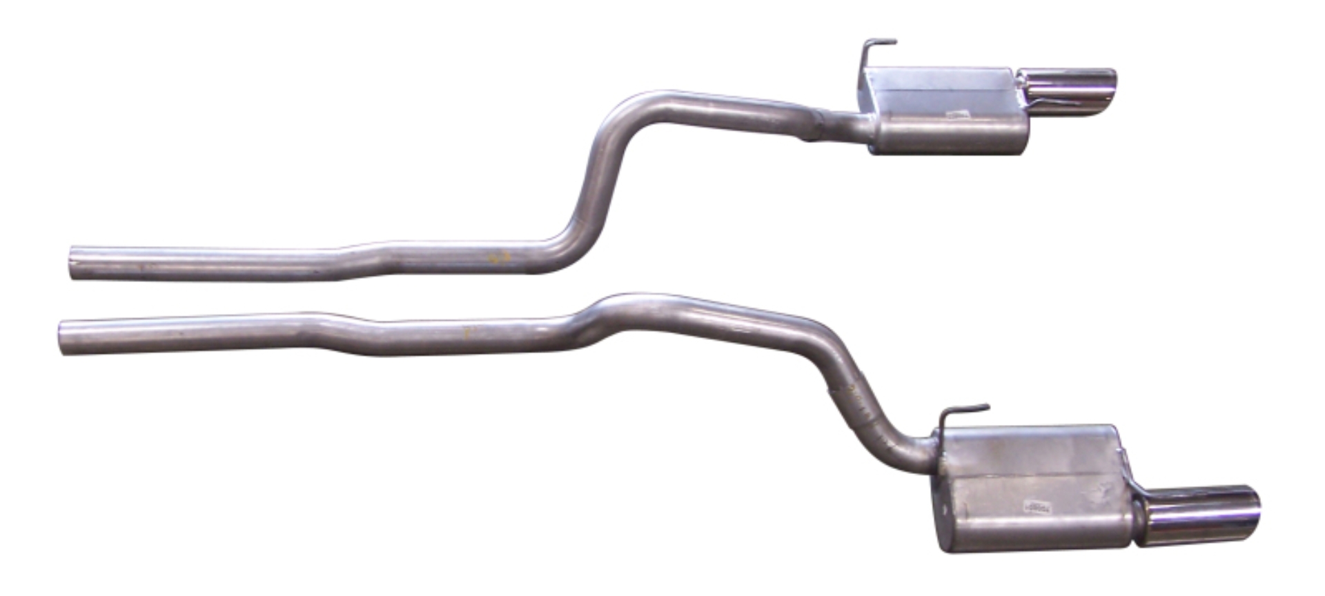 Picture of Gibson 05-10 Ford Mustang GT 4.6L 2.5in Cat-Back Dual Exhaust - Stainless