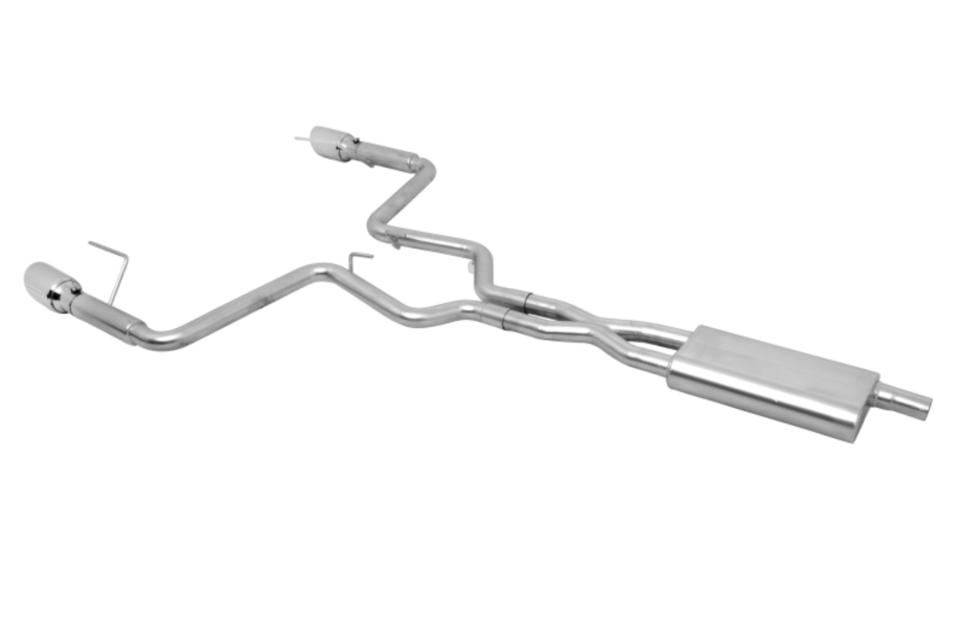 Picture of Gibson 15-19 Ford Mustang EcoBoost 2.3L 2.25in Cat-Back Dual Exhaust - Stainless