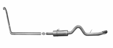 Picture of Gibson 99-03 Ford F-250 Super Duty Lariat 7.3L 4in Turbo-Back Single Exhaust - Stainless