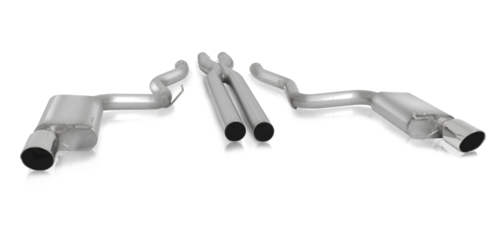 Picture of Gibson 15-17 Ford Mustang GT 5.0L 3in Cat-Back Dual Exhaust - Stainless - (Hardtop Only)