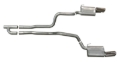 Picture of Gibson 05-10 Ford Mustang Base 4.0L 2.5in Cat-Back Dual Exhaust - Stainless