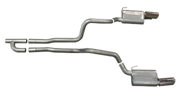 Picture of Gibson 05-10 Ford Mustang Base 4.0L 2.5in Cat-Back Dual Exhaust - Stainless