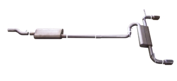 Picture of Gibson 07-14 Ford Edge SE 3.5L 2.5in Cat-Back Dual Split Exhaust - Stainless