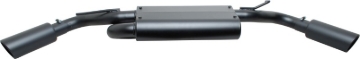 Picture of Gibson 07-17 Jeep Wrangler JK Sport 3.8L 2.5in Cat-Back Dual Extreme Exhaust - Black Elite (Ceramic)