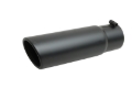 Picture of Gibson Rolled Edge Slash-Cut Tip - 6in OD/3.5in Inlet/19in Length - Black Ceramic
