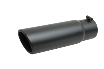 Picture of Gibson Rolled Edge Slash-Cut Tip - 6in OD/3.5in Inlet/19in Length - Black Ceramic
