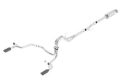 Picture of Borla 15-16 Ford F150 3.5L EcoBoost Ext. Cab Black Chrome CB Exhaust ATAK Single Split Rear Exit