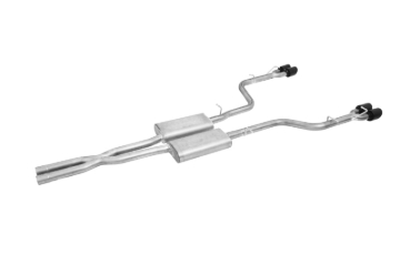 Picture of Gibson 09-15 Dodge Challenger R/T 5.7L 2.5in Cat-Back Dual Exhaust - Black Elite (Ceramic)