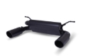 Picture of Gibson 18-22 Jeep Wrangler JL Rubicon 3.6L 2.5in Cat-Back Dual Split Exhaust - Black Elite (Ceramic)