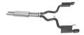 Picture of Gibson 15-17 Ford Mustang V6 3.7L 3in Cat-Back Dual Exhaust - Black Elite (Ceramic)